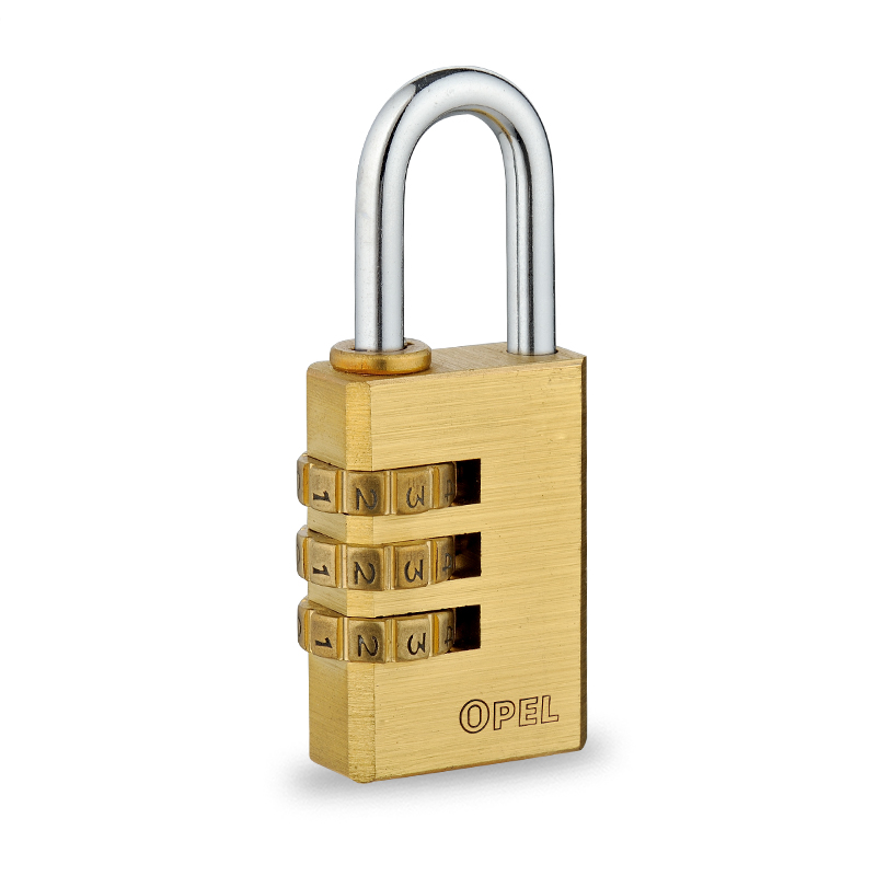 Premium Security Square Brass Combination Padlock