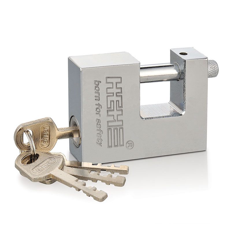 Premium Security Vane Key Rectangle Iron Padlock
