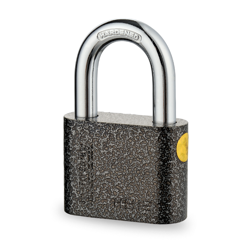 Premium Security Black Color Round Shape Iron Padlock