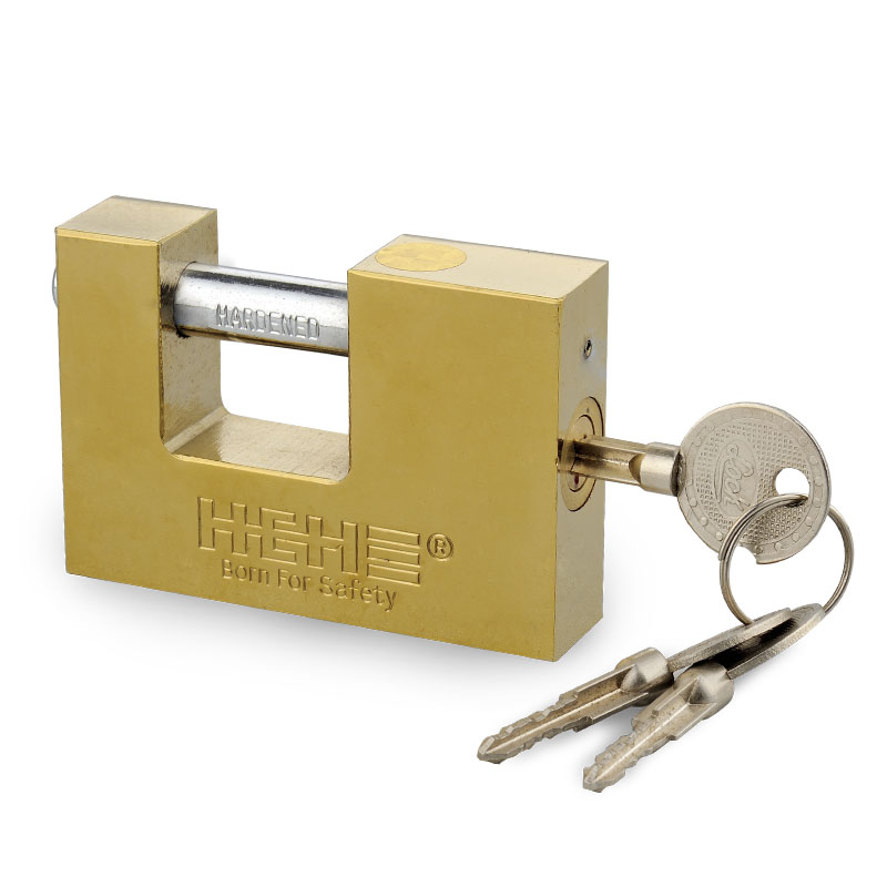 Premium Security Rectangle Cross Key Iron Padlock