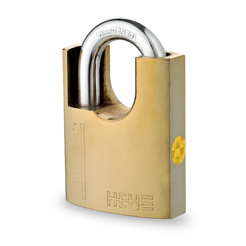 Premium Security Ti-Plated Shackle Protect Iron Padlock